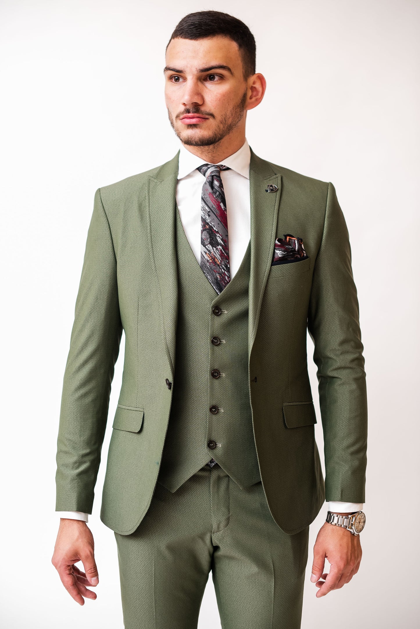 COSTUM SLIM FIT VERDE