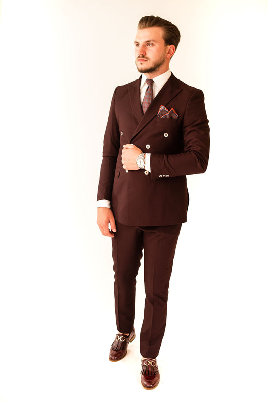 COSTUM SLIM FIT BORDO 6 NASTURI